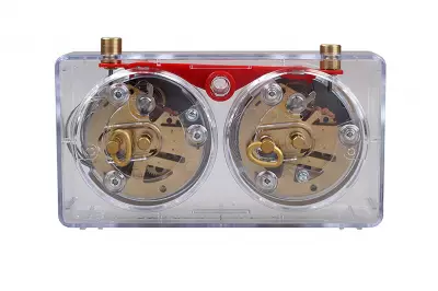 Zegar plastikowy CLASSIC mały, transparentny